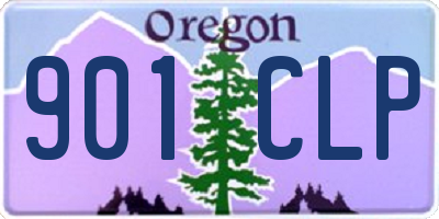 OR license plate 901CLP