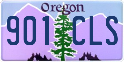 OR license plate 901CLS