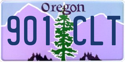 OR license plate 901CLT