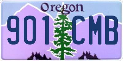 OR license plate 901CMB