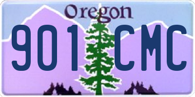 OR license plate 901CMC