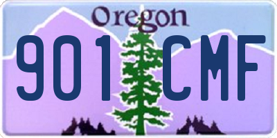 OR license plate 901CMF