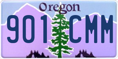 OR license plate 901CMM