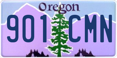 OR license plate 901CMN