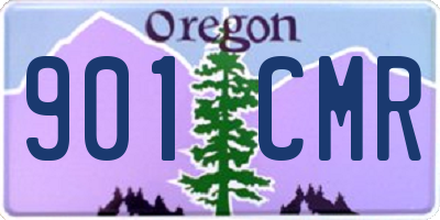OR license plate 901CMR