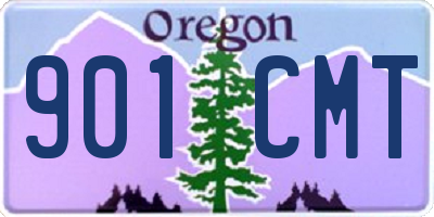 OR license plate 901CMT