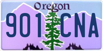 OR license plate 901CNA