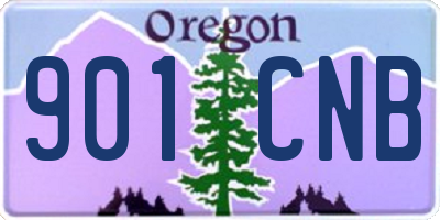 OR license plate 901CNB