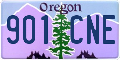 OR license plate 901CNE