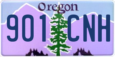 OR license plate 901CNH