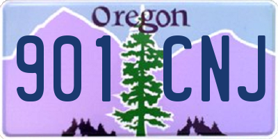 OR license plate 901CNJ