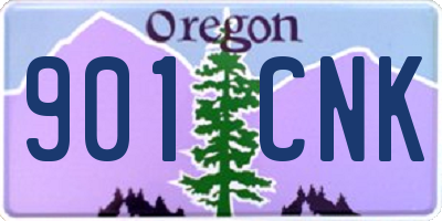 OR license plate 901CNK