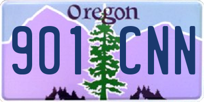 OR license plate 901CNN