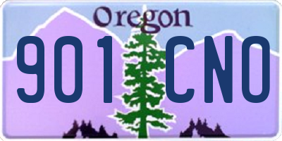 OR license plate 901CNO