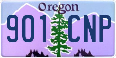OR license plate 901CNP