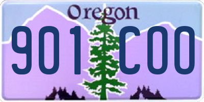 OR license plate 901COO