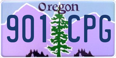 OR license plate 901CPG