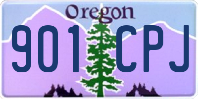 OR license plate 901CPJ