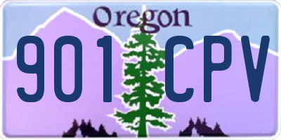 OR license plate 901CPV