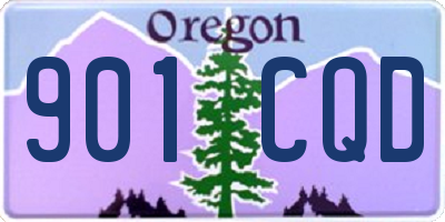 OR license plate 901CQD
