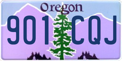 OR license plate 901CQJ