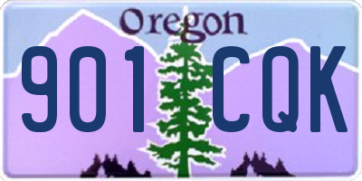 OR license plate 901CQK