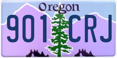OR license plate 901CRJ