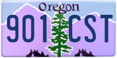 OR license plate 901CST