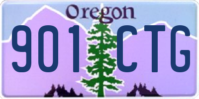 OR license plate 901CTG