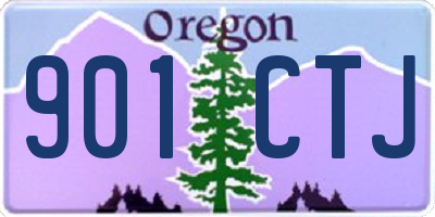 OR license plate 901CTJ