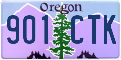 OR license plate 901CTK