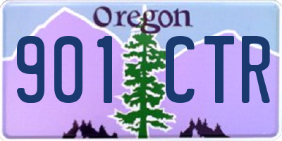 OR license plate 901CTR