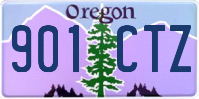 OR license plate 901CTZ