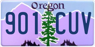 OR license plate 901CUV
