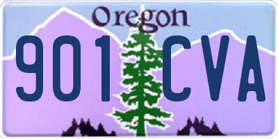 OR license plate 901CVA