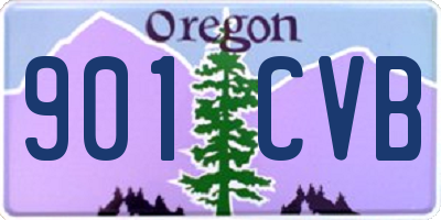 OR license plate 901CVB