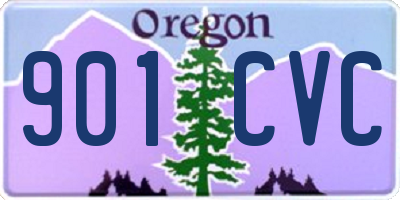 OR license plate 901CVC