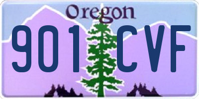 OR license plate 901CVF