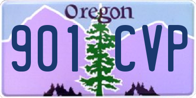 OR license plate 901CVP