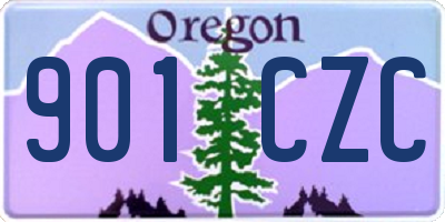 OR license plate 901CZC