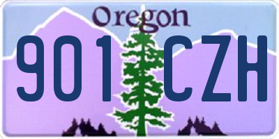 OR license plate 901CZH
