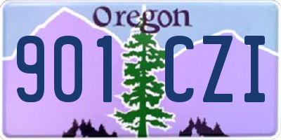 OR license plate 901CZI