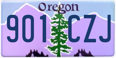 OR license plate 901CZJ