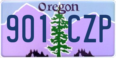 OR license plate 901CZP