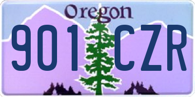 OR license plate 901CZR