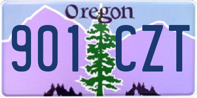 OR license plate 901CZT