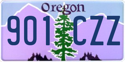 OR license plate 901CZZ