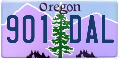 OR license plate 901DAL
