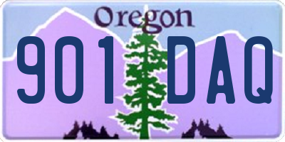 OR license plate 901DAQ