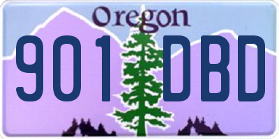 OR license plate 901DBD
